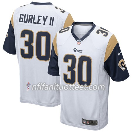 Miesten Los Angeles Rams NFL Pelipaita Todd Gurley II 30 Nike Valkoinen